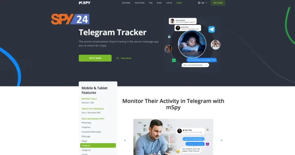 mSpy – Does Telegram Spy on You