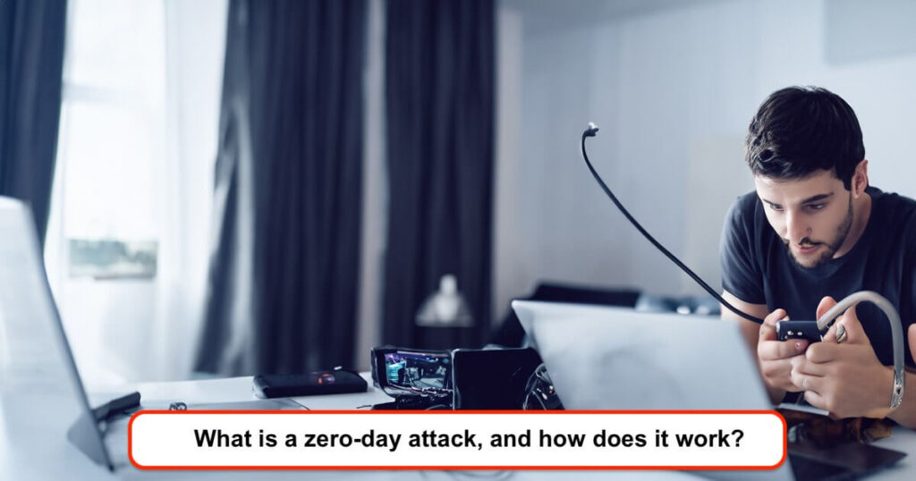 What is a zero-day attack, and how does it work?