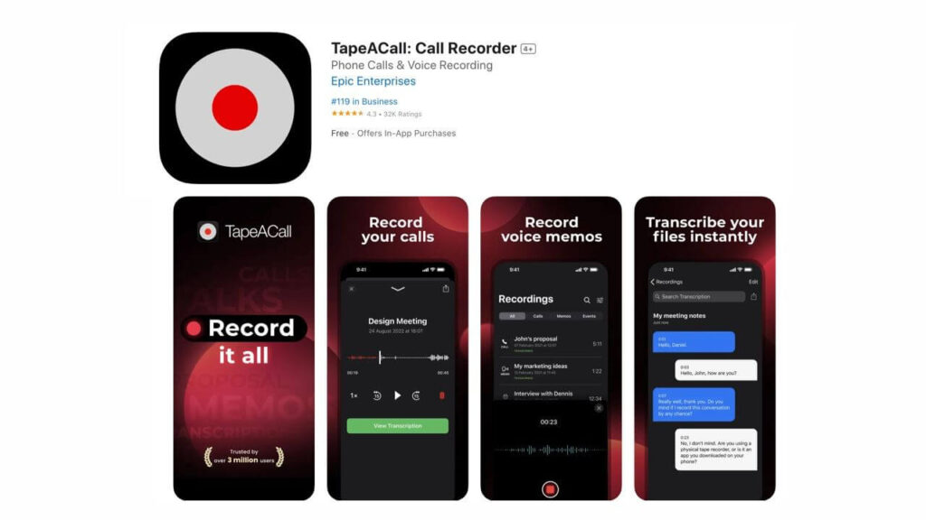 TapeACall: A Versatile Call Recording Solution