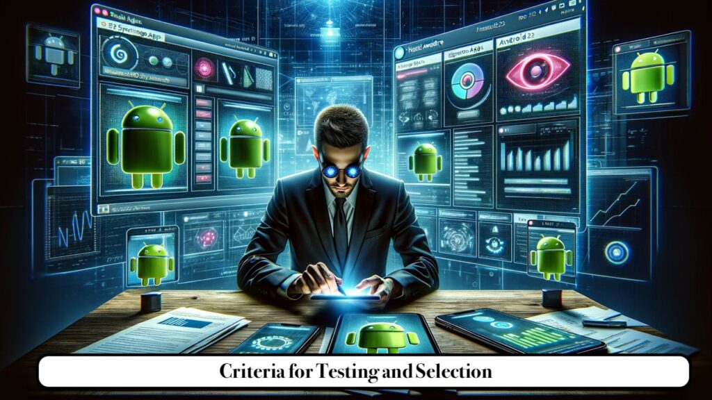 Criteria for Testing and Selection