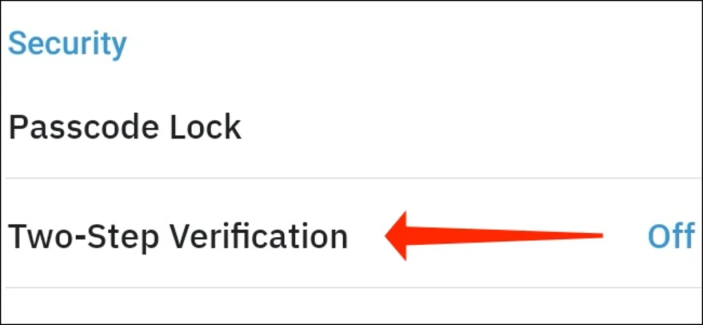 Tap Two-Step Verification