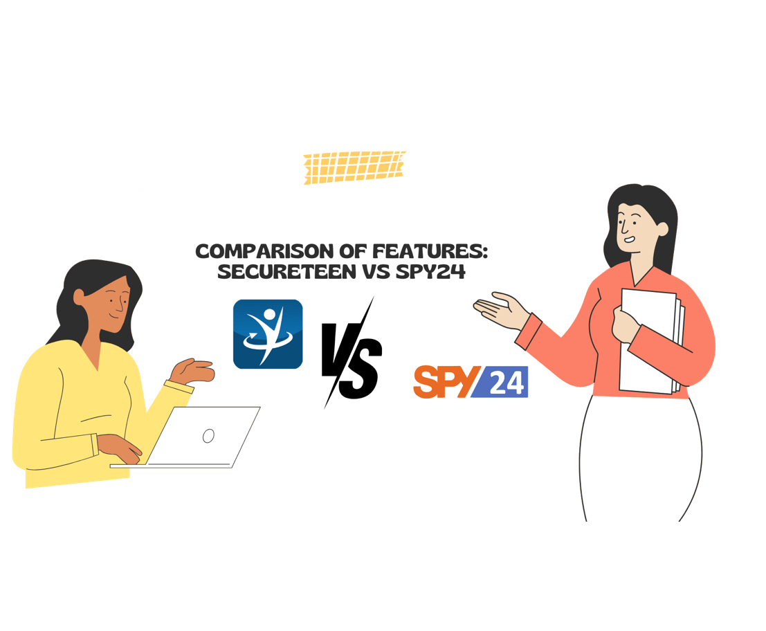 Comparison of Features: SecureTeen vs SPY24
