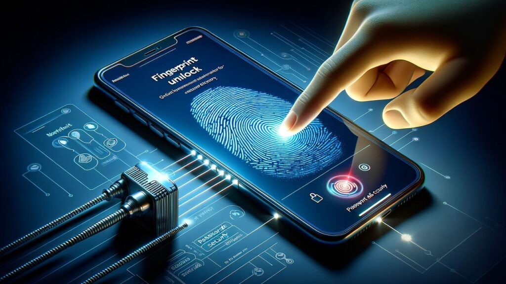 Quick phone unlocking with fingerprint for increased security: