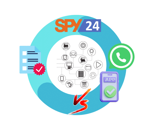 Comparison of SPY24 with other apps on the market